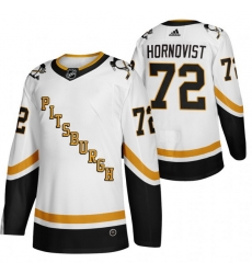 Men Pittsburgh Penguins 72 Patric Hornqvist White Adidas 2020 21 Reverse Retro Alternate NHL Jersey Men Pittsburgh Penguins 72 Patric Hornqvist White Adidas 2020 21 Reverse Retro Alternate NHL Jersey