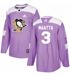 Mens Adidas Pittsburgh Penguins 3 Olli Maatta Authentic Purple Fights Cancer Practice NHL Jersey Mens Adidas Pittsburgh Penguins 3 Olli Maatta Authentic Purple Fights Cancer Practice NHL Jersey