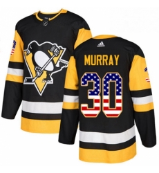 Mens Adidas Pittsburgh Penguins 30 Matt Murray Authentic Black USA Flag Fashion NHL Jersey Mens Adidas Pittsburgh Penguins 30 Matt Murray Authentic Black USA Flag Fashion NHL Jersey