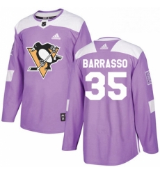 Mens Adidas Pittsburgh Penguins 35 Tom Barrasso Authentic Purple Fights Cancer Practice NHL Jersey Mens Adidas Pittsburgh Penguins 35 Tom Barrasso Authentic Purple Fights Cancer Practice NHL Jersey