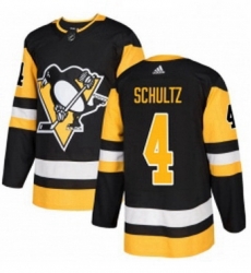 Mens Adidas Pittsburgh Penguins 4 Justin Schultz Authentic Black Home NHL Jersey Mens Adidas Pittsburgh Penguins 4 Justin Schultz Authentic Black Home NHL Jersey