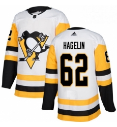Mens Adidas Pittsburgh Penguins 62 Carl Hagelin Authentic White Away NHL Jersey Mens Adidas Pittsburgh Penguins 62 Carl Hagelin Authentic White Away NHL Jersey
