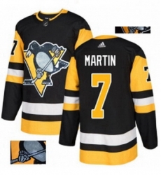 Mens Adidas Pittsburgh Penguins 7 Paul Martin Authentic Black Fashion Gold NHL Jersey Mens Adidas Pittsburgh Penguins 7 Paul Martin Authentic Black Fashion Gold NHL Jersey