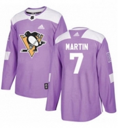 Mens Adidas Pittsburgh Penguins 7 Paul Martin Authentic Purple Fights Cancer Practice NHL Jersey Mens Adidas Pittsburgh Penguins 7 Paul Martin Authentic Purple Fights Cancer Practice NHL Jersey