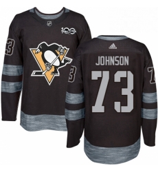 Mens Adidas Pittsburgh Penguins 73 Jack Johnson Authentic Black 1917 2017 100th Anniversary NHL Jersey Mens Adidas Pittsburgh Penguins 73 Jack Johnson Authentic Black 1917 2017 100th Anniversary NHL Jersey