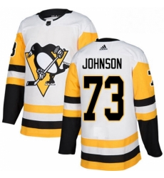Mens Adidas Pittsburgh Penguins 73 Jack Johnson Authentic White Away NHL Jersey Mens Adidas Pittsburgh Penguins 73 Jack Johnson Authentic White Away NHL Jersey