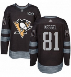 Mens Adidas Pittsburgh Penguins 81 Phil Kessel Authentic Black 1917 2017 100th Anniversary NHL Jersey Mens Adidas Pittsburgh Penguins 81 Phil Kessel Authentic Black 1917 2017 100th Anniversary NHL Jersey