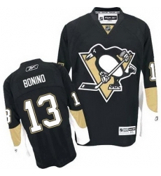 Penguins #13 Nick Bonino Black Home Stitched NHL Jersey Penguins #13 Nick Bonino Black Home Stitched NHL Jersey