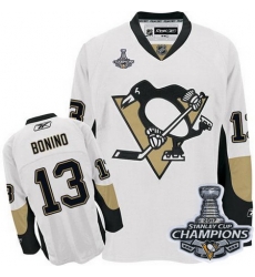 Penguins #13 Nick Bonino White 2017 Stanley Cup Finals Champions Stitched NHL Jersey Penguins #13 Nick Bonino White 2017 Stanley Cup Finals Champions Stitched NHL Jersey