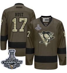 Penguins #17 Bryan Rust Green Salute to Service 2017 Stanley Cup Finals Champions Stitched NHL Jersey Penguins #17 Bryan Rust Green Salute to Service 2017 Stanley Cup Finals Champions Stitched NHL Jersey