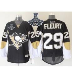 Penguins #29 Andre Fleury Black 2017 Stanley Cup Finals Champions Stitched NHL Jersey Penguins #29 Andre Fleury Black 2017 Stanley Cup Finals Champions Stitched NHL Jersey