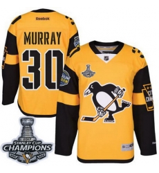 Penguins #30 Matt Murray Gold 2017 Stadium Series Stanley Cup Finals Champions Stitched NHL Jersey Penguins #30 Matt Murray Gold 2017 Stadium Series Stanley Cup Finals Champions Stitched NHL Jersey