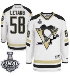 Penguins #58 Kris Letang White 2014 Stadium Series 2017 Stanley Cup Final Patch Stitched NHL Jersey Penguins #58 Kris Letang White 2014 Stadium Series 2017 Stanley Cup Final Patch Stitched NHL Jersey