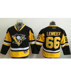 Penguins #66 Mario Lemieux Black Alternate Stitched Youth NHL Jersey Penguins #66 Mario Lemieux Black Alternate Stitched Youth NHL Jersey