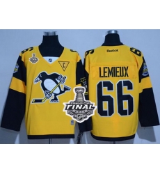 Penguins #66 Mario Lemieux Gold 2017 Stadium Series Stanley Cup Finals Champions Stitched NHL Jersey Penguins #66 Mario Lemieux Gold 2017 Stadium Series Stanley Cup Finals Champions Stitched NHL Jersey