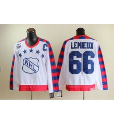 Penguins #66 Mario Lemieux White All Star CCM Throwback 75TH Stitched NHL Jersey Penguins #66 Mario Lemieux White All Star CCM Throwback 75TH Stitched NHL Jersey