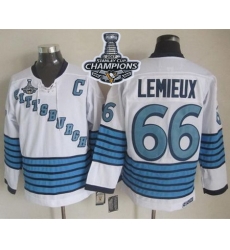 Penguins #66 Mario Lemieux White Light Blue CCM Throwback 2017 Stanley Cup Finals Champions Stitched NHL Jersey Penguins #66 Mario Lemieux White Light Blue CCM Throwback 2017 Stanley Cup Finals Champions Stitched NHL Jersey