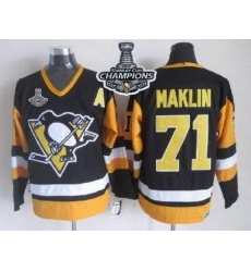 Penguins #71 Evgeni Malkin Black CCM Throwback 2017 Stanley Cup Finals Champions Stitched NHL Jersey Penguins #71 Evgeni Malkin Black CCM Throwback 2017 Stanley Cup Finals Champions Stitched NHL Jersey