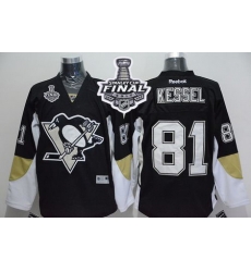 Penguins #81 Phil Kessel Black Home 2017 Stanley Cup Final Patch Stitched NHL Jersey Penguins #81 Phil Kessel Black Home 2017 Stanley Cup Final Patch Stitched NHL Jersey