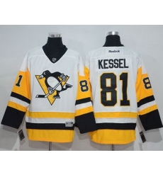 Penguins #81 Phil Kessel White New Away Stitched NHL Jersey Penguins #81 Phil Kessel White New Away Stitched NHL Jersey