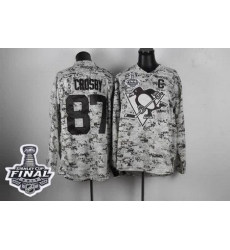 Penguins #87 Sidney Crosby Camo 2017 Stanley Cup Final Patch Stitched NHL Jersey Penguins #87 Sidney Crosby Camo 2017 Stanley Cup Final Patch Stitched NHL Jersey