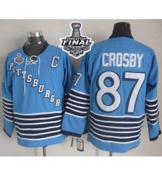 Penguins #87 Sidney Crosby Light Blue CCM Throwback 2017 Stanley Cup Final Patch Stitched NHL Jersey Penguins #87 Sidney Crosby Light Blue CCM Throwback 2017 Stanley Cup Final Patch Stitched NHL Jersey