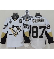 Penguins #87 Sidney Crosby White 2017 Stanley Cup Finals Champions Stitched NHL Jersey Penguins #87 Sidney Crosby White 2017 Stanley Cup Finals Champions Stitched NHL Jersey