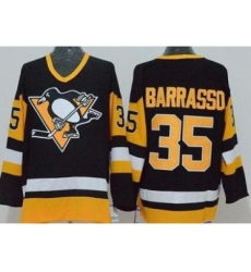 Pittsburgh Penguins 35 Tom Barrasso Black Stitched CCM NHL Jersey Pittsburgh Penguins 35 Tom Barrasso Black Stitched CCM NHL Jersey