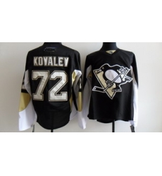 Pittsburgh Penguins 72 Alex Kovalev Black Jersey Pittsburgh Penguins 72 Alex Kovalev Black Jersey