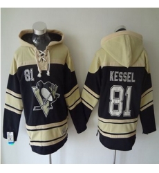Pittsburgh Penguins #81 Phil Kessel Black Sawyer Hooded Sweatshirt Stitched NHL jersey Pittsburgh Penguins #81 Phil Kessel Black Sawyer Hooded Sweatshirt Stitched NHL jersey
