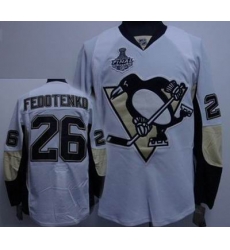 RBK Pittsburgh Penguins #26 FEDOTENKO WHITE STANLEY CUP Jersey RBK Pittsburgh Penguins #26 FEDOTENKO WHITE STANLEY CUP Jersey