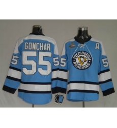 RBK Pittsburgh Penguins #55 Gonchar BLue STANLEY CUP Jersey RBK Pittsburgh Penguins #55 Gonchar BLue STANLEY CUP Jersey
