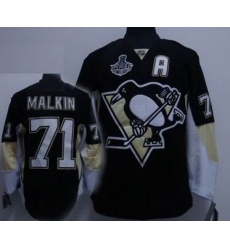 RBK Pittsburgh Penguins EVGENI MALKIN STANLEY CUP #71 A patch Hockey Jersey black RBK Pittsburgh Penguins EVGENI MALKIN STANLEY CUP #71 A patch Hockey Jersey black