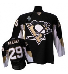 RBK hockey jerseys,Pittsburgh Penguins 29# M. Fleury STANLEY CUP Home black RBK hockey jerseys,Pittsburgh Penguins 29# M. Fleury STANLEY CUP Home black