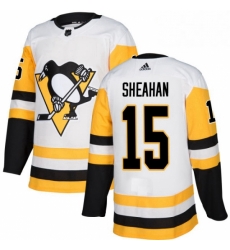 Womens Adidas Pittsburgh Penguins 15 Riley Sheahan Authentic White Away NHL Jersey Womens Adidas Pittsburgh Penguins 15 Riley Sheahan Authentic White Away NHL Jersey