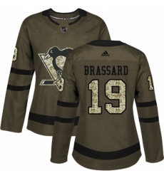 Womens Adidas Pittsburgh Penguins 19 Derick Brassard Authentic Green Salute to Service NHL Jersey Womens Adidas Pittsburgh Penguins 19 Derick Brassard Authentic Green Salute to Service NHL Jersey