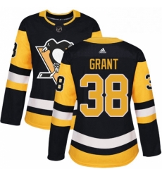Womens Adidas Pittsburgh Penguins 38 Derek Grant Authentic Black Home NHL Jersey Womens Adidas Pittsburgh Penguins 38 Derek Grant Authentic Black Home NHL Jersey