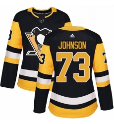 Womens Adidas Pittsburgh Penguins 73 Jack Johnson Authentic Black Home NHL Jersey Womens Adidas Pittsburgh Penguins 73 Jack Johnson Authentic Black Home NHL Jersey