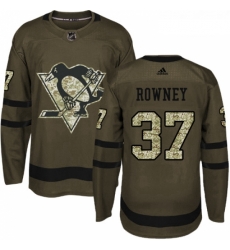 Youth Adidas Pittsburgh Penguins 37 Carter Rowney Authentic Green Salute to Service NHL Jersey Youth Adidas Pittsburgh Penguins 37 Carter Rowney Authentic Green Salute to Service NHL Jersey