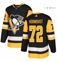 Youth Adidas Pittsburgh Penguins 72 Patric Hornqvist Authentic Black Home NHL Jersey Youth Adidas Pittsburgh Penguins 72 Patric Hornqvist Authentic Black Home NHL Jersey