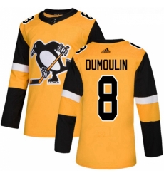 Youth Adidas Pittsburgh Penguins 8 Brian Dumoulin Authentic Gold Alternate NHL Jersey Youth Adidas Pittsburgh Penguins 8 Brian Dumoulin Authentic Gold Alternate NHL Jersey
