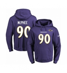 Football Mens Baltimore Ravens 90 Pernell McPhee Purple Name Number Pullover Hoodie Football Mens Baltimore Ravens 90 Pernell McPhee Purple Name Number Pullover Hoodie