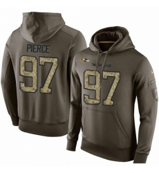 NFL Nike Baltimore Ravens 97 Michael Pierce Green Salute To Service Mens Pullover Hoodie NFL Nike Baltimore Ravens 97 Michael Pierce Green Salute To Service Mens Pullover Hoodie