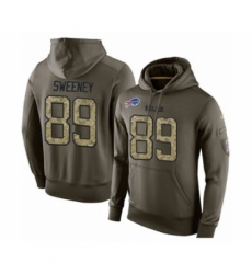 Football Mens Buffalo Bills 89 Tommy Sweeney Green Salute To Service Pullover Hoodie Football Mens Buffalo Bills 89 Tommy Sweeney Green Salute To Service Pullover Hoodie