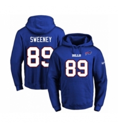 Football Mens Buffalo Bills 89 Tommy Sweeney Royal Blue Name Number Pullover Hoodie Football Mens Buffalo Bills 89 Tommy Sweeney Royal Blue Name Number Pullover Hoodie