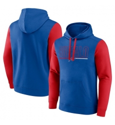 Men Red Buffalo Bills Outline Pullover Hoodie Men Red Buffalo Bills Outline Pullover Hoodie
