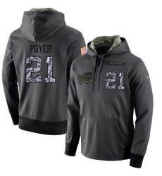 NFL Mens Nike Buffalo Bills 21 Jordan Poyer Stitched Black Anthracite Salute to Service Player Performance Hoodie NFL Mens Nike Buffalo Bills 21 Jordan Poyer Stitched Black Anthracite Salute to Service Player Performance Hoodie