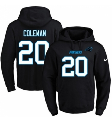 NFL Mens Nike Carolina Panthers 20 Kurt Coleman Black Name Number Pullover Hoodie NFL Mens Nike Carolina Panthers 20 Kurt Coleman Black Name Number Pullover Hoodie
