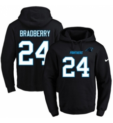 NFL Mens Nike Carolina Panthers 24 James Bradberry Black Name Number Pullover Hoodie NFL Mens Nike Carolina Panthers 24 James Bradberry Black Name Number Pullover Hoodie