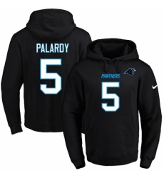 NFL Mens Nike Carolina Panthers 5 Michael Palardy Black Name Number Pullover Hoodie NFL Mens Nike Carolina Panthers 5 Michael Palardy Black Name Number Pullover Hoodie